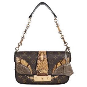 Monogramissime Alligator & Python Shoulder Bag (Authentic Pre-Owned) Monogramissime Alligator & Python Shoulder Bag (Authentic Pre-Owned)