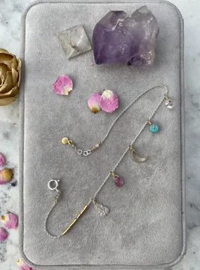 Moon Charm Treasure Anklet Moon Charm Treasure Anklet