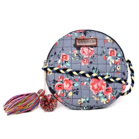 Multi Color Cotton Sheeting Womens Sling Bag Medium Size Multi Color Cotton Sheeting Womens Sling Bag Medium Size