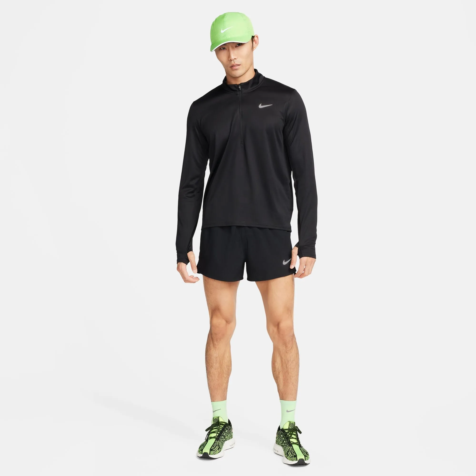Nike Men's Fast Dri-FIT 3 Inch Shorts Black / Black