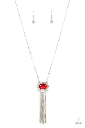 Paparazzi Happily Ever Ethereal - Red Necklace Paparazzi Happily Ever Ethereal - Red Necklace