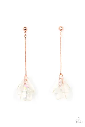 Paparazzi Keep Them In Suspense - Copper Earrings Paparazzi Keep Them In Suspense - Copper Earrings