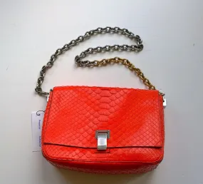 Proenza Schouler PS Courier Small Crossbody Bag in Poppy Orange Python Proenza Schouler PS Courier Small Crossbody Bag in Poppy Orange Python