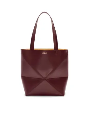 Puzzle Fold Tote bag in shiny calfskin Puzzle Fold Tote bag in shiny calfskin