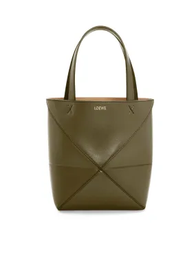 Puzzle Fold Tote mini bag in shiny calfskin Puzzle Fold Tote mini bag in shiny calfskin