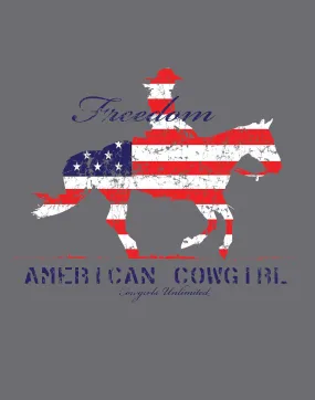 "Freedom" Western Cowgirls Unlimited T-Shirt "Freedom" Western Cowgirls Unlimited T-Shirt