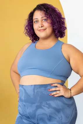 Racerback Sports Bra - Moonlight Blue Racerback Sports Bra - Moonlight Blue