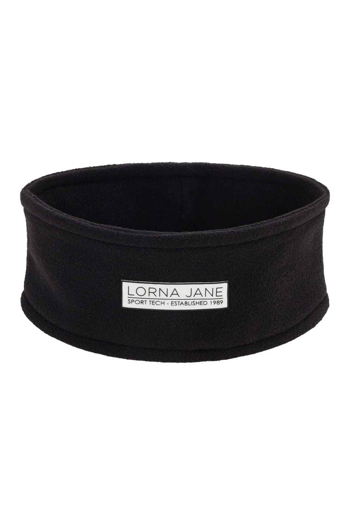 Reflective Polar Fleece Headband | Black