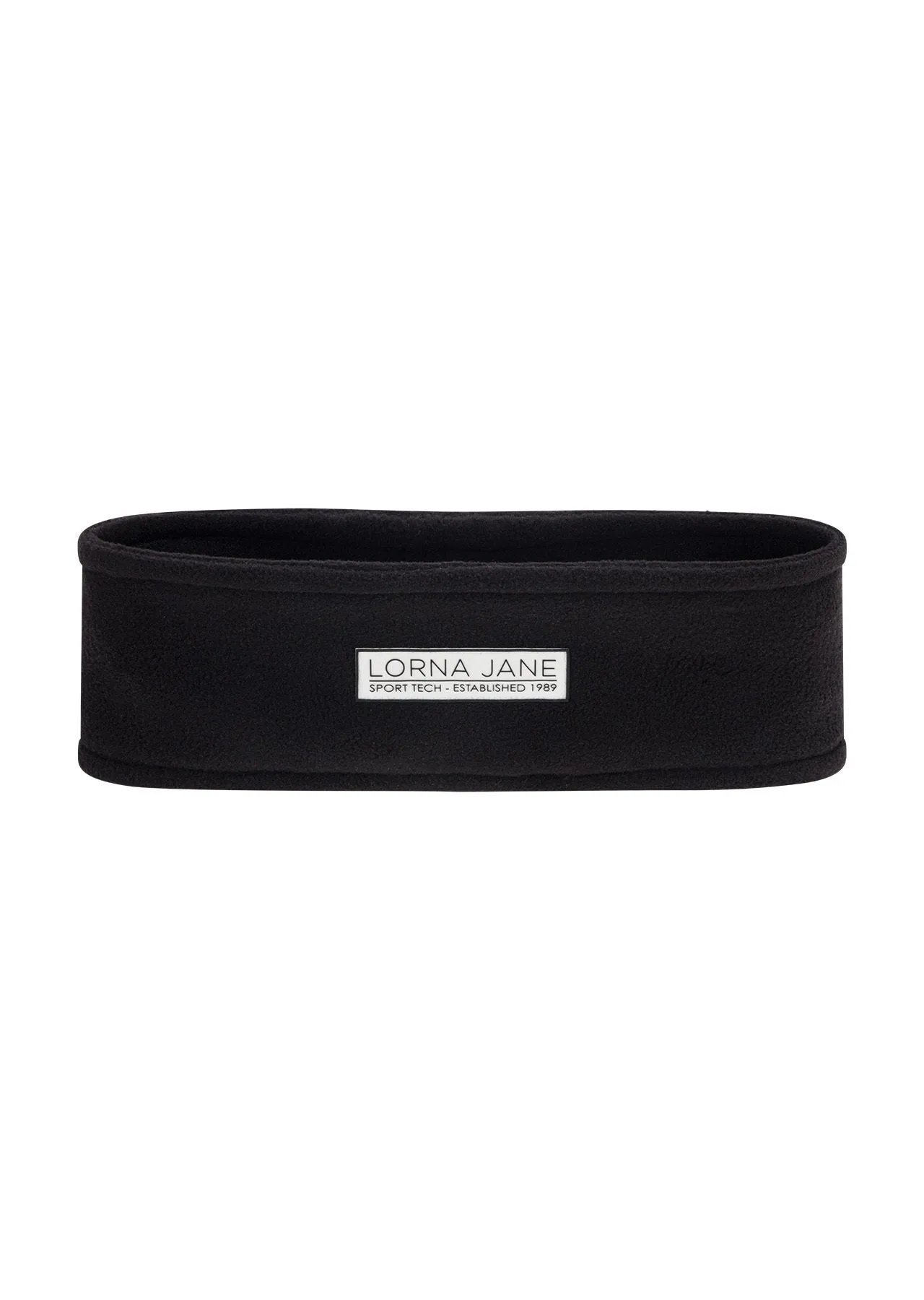 Reflective Polar Fleece Headband | Black