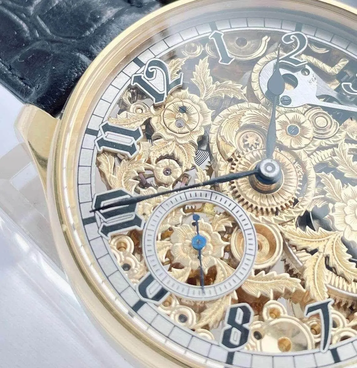 Rolex Pocket Watch Custom Wristwatch Flower Gold 1930s