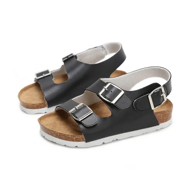 Sandals Child Footwear For Children Girls And Boys Breathable  Flats  Shoes Summer leather