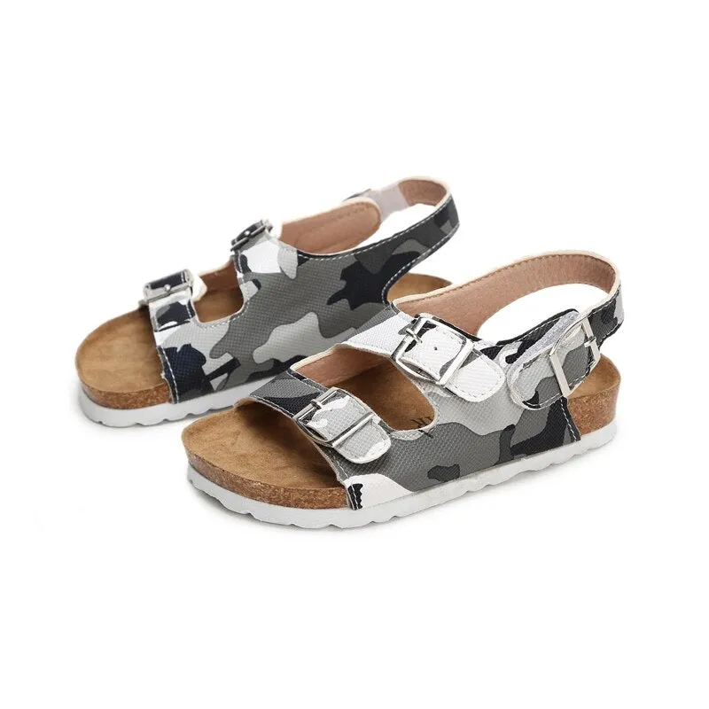 Sandals Child Footwear For Children Girls And Boys Breathable  Flats  Shoes Summer leather