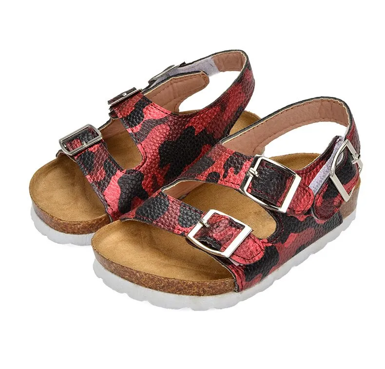 Sandals Child Footwear For Children Girls And Boys Breathable  Flats  Shoes Summer leather