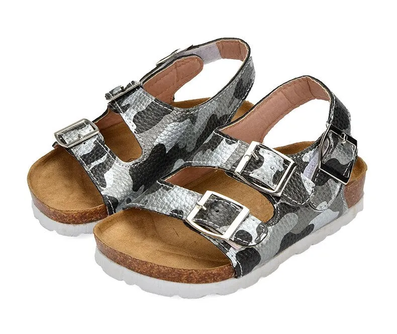 Sandals Child Footwear For Children Girls And Boys Breathable  Flats  Shoes Summer leather