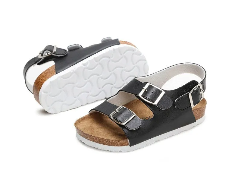 Sandals Child Footwear For Children Girls And Boys Breathable  Flats  Shoes Summer leather