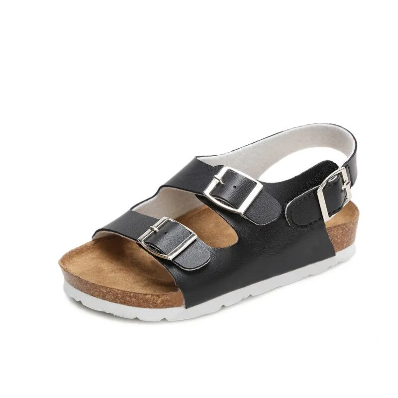 Sandals Child Footwear For Children Girls And Boys Breathable  Flats  Shoes Summer leather