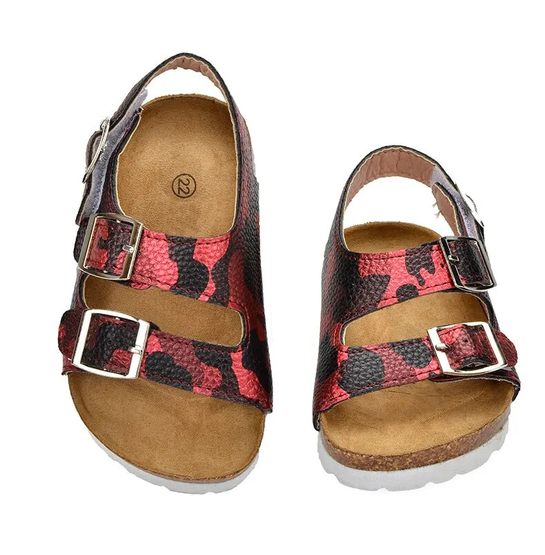 Sandals Child Footwear For Children Girls And Boys Breathable  Flats  Shoes Summer leather