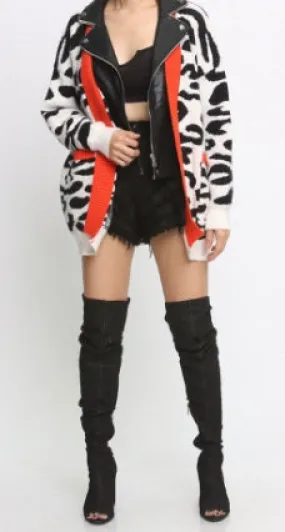 “Satira” Animal Print Jacket “Satira” Animal Print Jacket