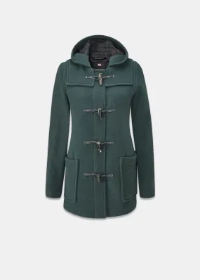Short Slim Green Duffle Coat Short Slim Green Duffle Coat