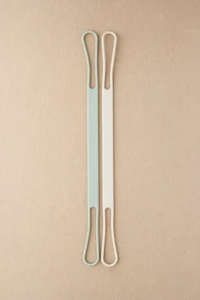 Silicone Attachment Set Of 2 - Sage / Sand Silicone Attachment Set Of 2 - Sage / Sand