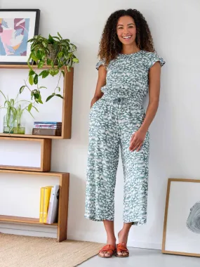 Skye Lenzing™ Ecovero™ Wide Leg Jumpsuit - Dusky Blue Skye Lenzing™ Ecovero™ Wide Leg Jumpsuit - Dusky Blue