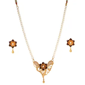 Soyee - Pendant Set With Beaded Tassel Soyee - Pendant Set With Beaded Tassel