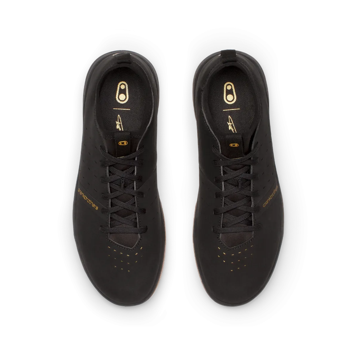 Stamp Street Fabio Flat Shoes - Black/Gum