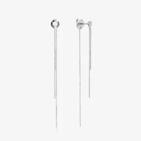 TASSEL DROP EARRINGS Silver TASSEL DROP EARRINGS Silver