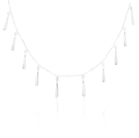 Tassel Silver Necklace Tassel Silver Necklace