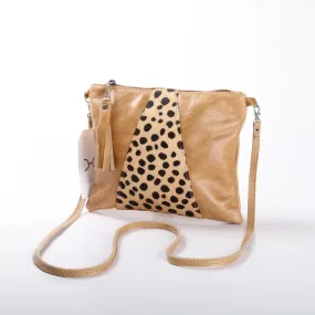 Thandana Crossover Animal Print Leather Handbag Thandana Crossover Animal Print Leather Handbag