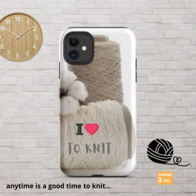 Tough iPhone® case for people who knit Tough iPhone® case for people who knit