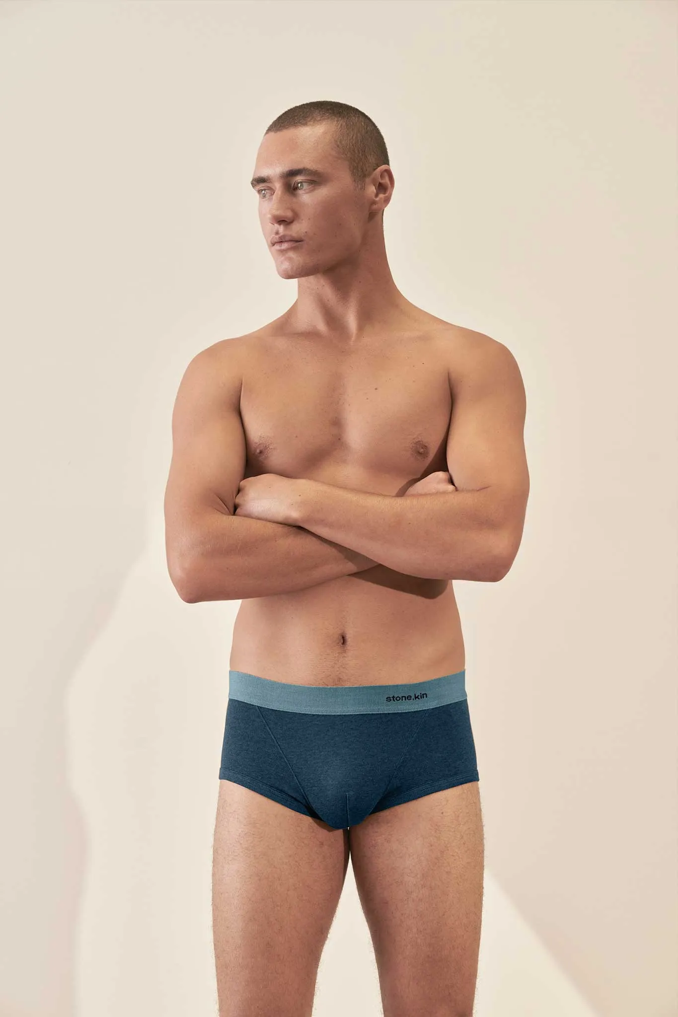Trunk in Organic Cotton Rib - Indigo   Lake