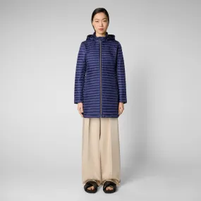 Woman's animal free puffer Megs in navy blue Woman's animal free puffer Megs in navy blue