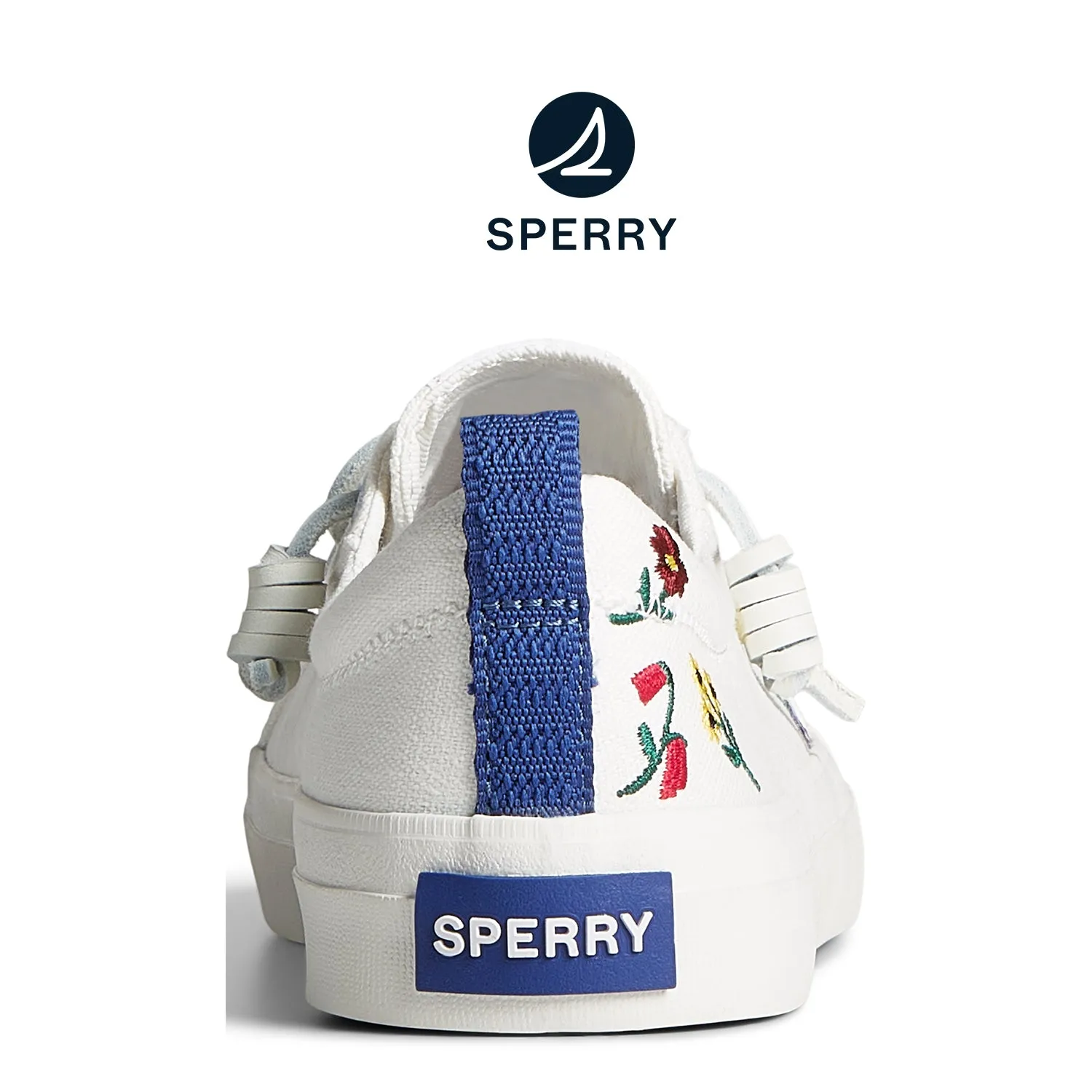 Women's Crest Vibe Floral Sneaker White (STS89179)