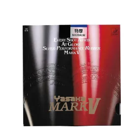 Yasaka Mark V Table Tennis Rubber (BLACK) Yasaka Mark V Table Tennis Rubber (BLACK)