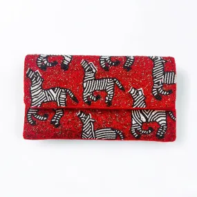 Zebra Beaded Bag Zebra Beaded Bag